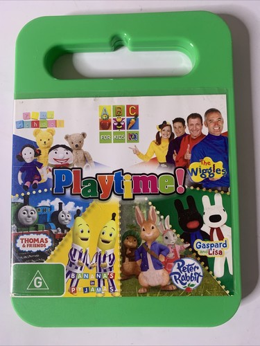 Playtime ABC For Kids (DVD) Play School, Wiggles, Thomas Bananas Gaspard Region4