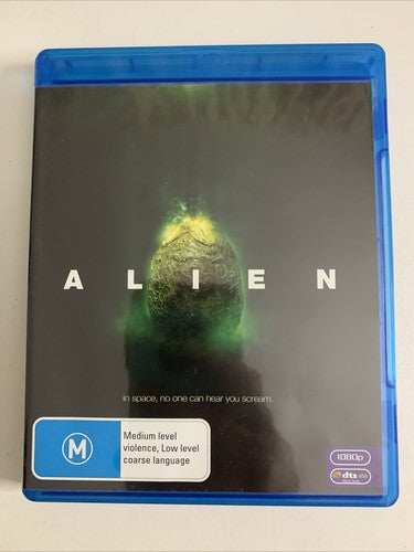 Alien (Blu-ray, 1979) Sigourney Weaver, Ridley Scott Film Region B