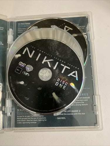 Nikita : The Complete Season 2 (DVD, 2011, 5-Disc) Maggie Q Region 4