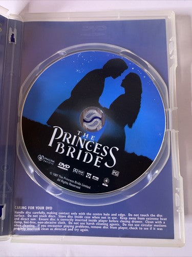The Princess Bride (DVD, 1987) Peter Falk, Robin Wright, Cary Elwes Region 4
