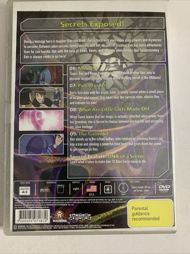 Ben 10 Alien Force : Vol 2 (DVD, 2008) Region 4