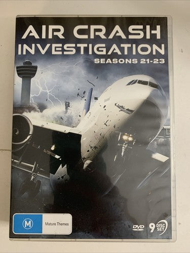 Air Crash Investigations: Seasons 21-23 Box Set (DVD, 9-Discs) Region 4 NEW