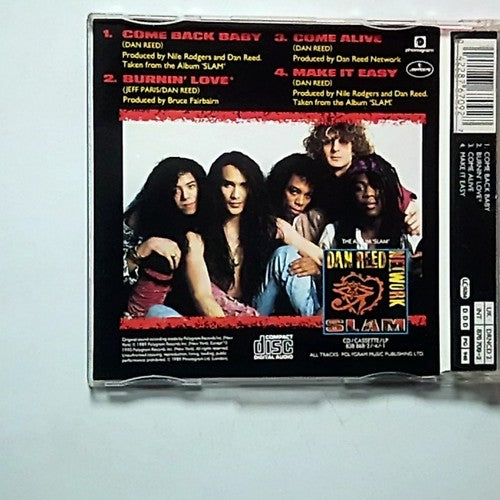 Dan Reed Network – Come Back Baby (CD, 1989) UK DRNCD 2