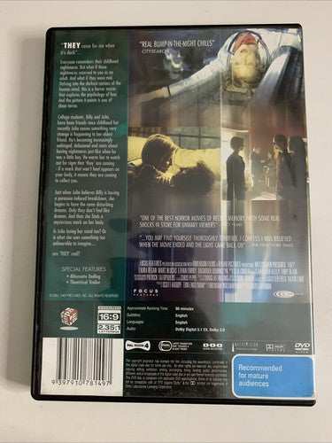 They (DVD, 2002) Laura Regan, Ethan Embry, Jon Abrahams, Marc Blucas Region 4