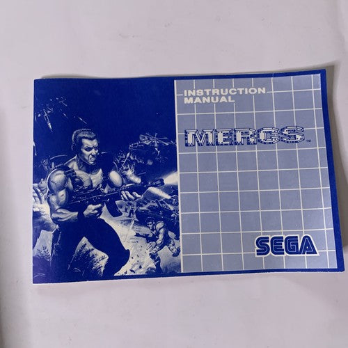 Mercs SEGA Mega Drive PAL 1990 Game Complete