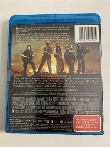 Tropic Thunder (Director's Cut, Blu-ray, 2008) Region B