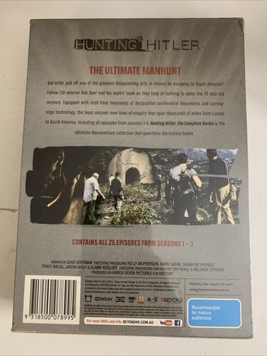Hunting Hitler: The Complete Series Box Set (DVD, 2018) Region 4 NEW Sealed