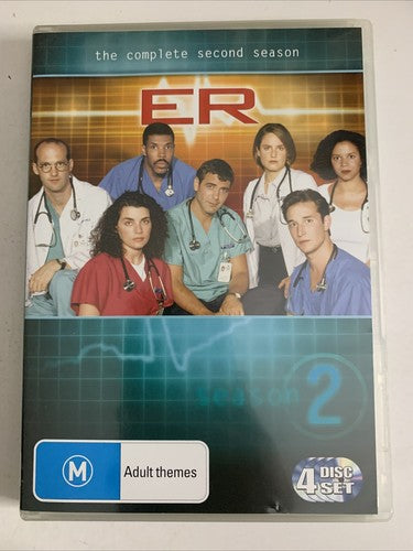 ER : The Complete Season 2 (DVD, 1995, 4-Disc) Region 4