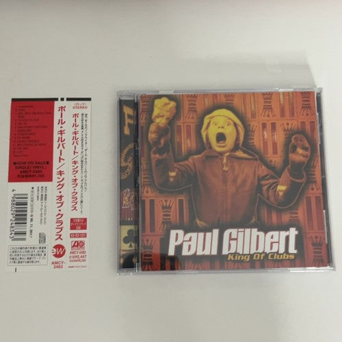 Paul Gilbert – King Of Clubs (CD, 1997) Japan Obi AMCY-2483