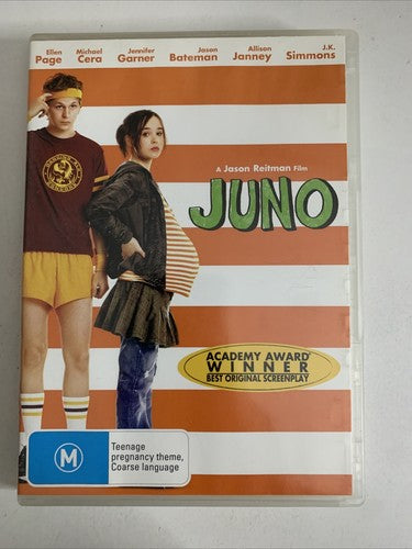 Juno (DVD, 2007) Ellen Page, Michael Cera Region 4