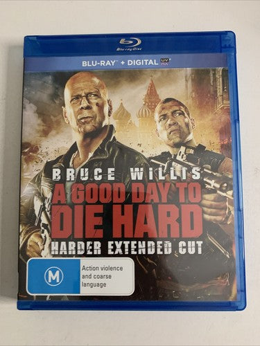 A Good Day to Die Hard: Harder Extended Cut (Blu-ray, 2013) Bruce Willis RegionB