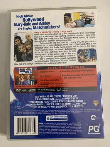 Billboard Dad (DVD, 1998) Ashley Olsen, Mary-Kate Olsen Region 4