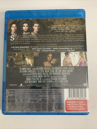 Vampire Diaries : Season 6 (Blu-ray, 2015, 4-Disc) Region B