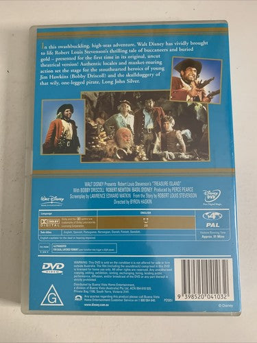 Treasure Island (DVD, 1950) Basil Sydney, Bobby Driscoll Disney Film Region 4