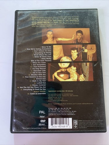 Crowded House – Dreaming: The Videos (DVD, 2002) All Regions
