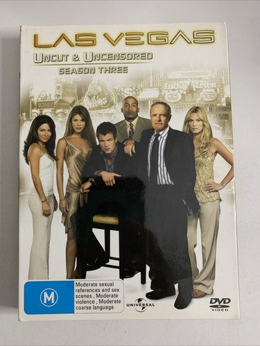 Las Vegas : Season 3 Uncut & Uncensored (DVD, 2004, 6-Discs) Region 4 &2