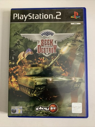 Seek And Destroy PS2 Sony PlayStation 2 PAL Game  Complete