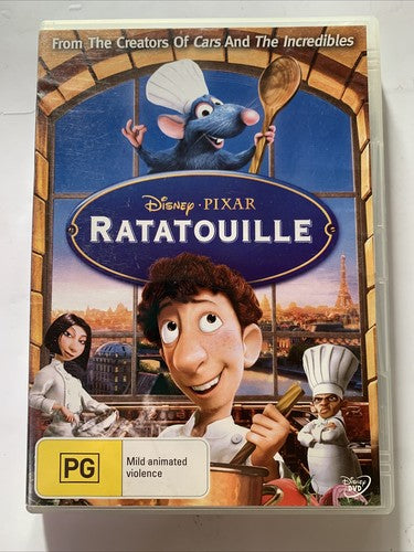 Ratatouille (DVD, 2007) Disney Pixar Animated Film Region 4