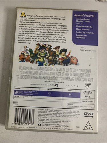 Toy Story 2 (DVD, 1999) Disney Pixar Animation Region 4
