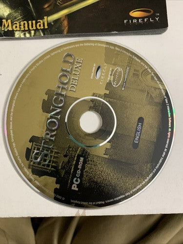 Stronghold Deluxe PC Windows CD-ROM 2005 RTS Strategy Game Complete