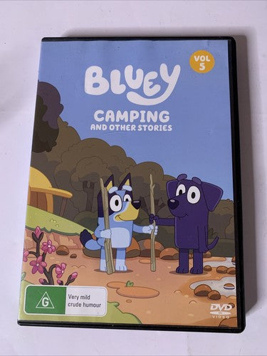 Bluey: Camping and Other Stories : Vol 5 (DVD, 2019) Animation Region 4