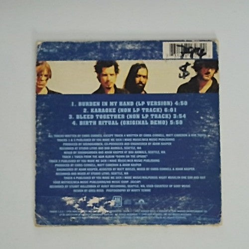 Soundgarden – Burden In My Hand (CD, 1996) Australasia 581 807-2