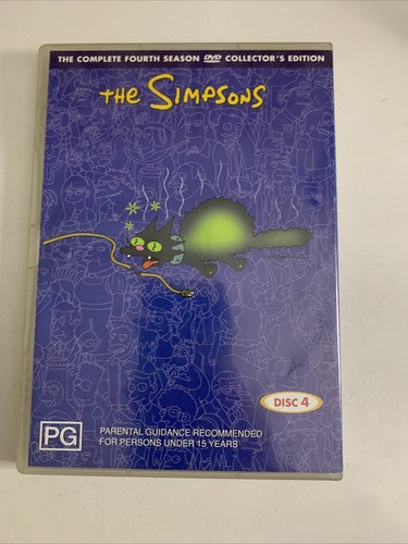 The Simpsons: Season 4 (DVD, 1992, 4-Disc) Region 4