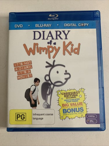 Diary of a Wimpy Kid (Blu-ray, 2010) Region B