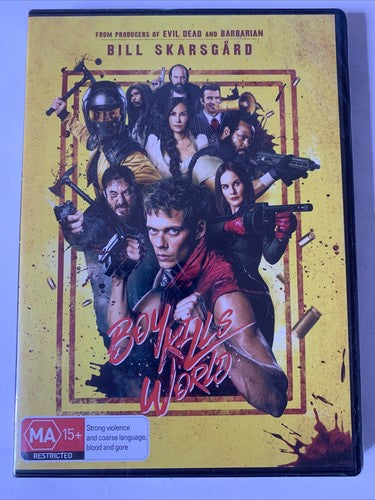 Boy Kills World (DVD, 2023) Bill Skarsgard  All Regions NEW