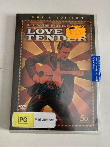 Love Me Tender (Music Edition, DVD, 1956) Elvis Presley Region 4 NEW Sealed