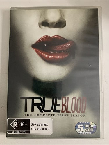 True Blood : Season 1 (DVD, 2008, 5-Disc) Region 4