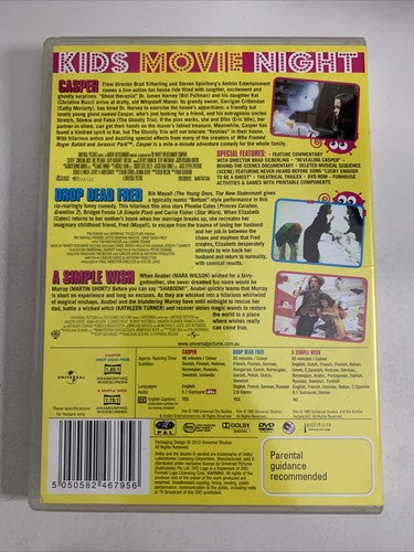 Casper / Drop Dead Fred / A Simple Wish (DVD, 3-Disc) Region 4