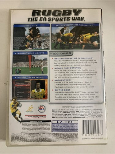 Rugby 2005 PC Windows CD-ROM Game