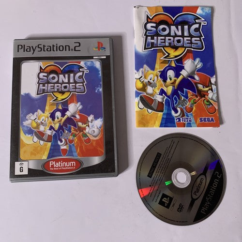 Sonic Heroes PS2 Sony PlayStation 2 2003) PAL Game Complete