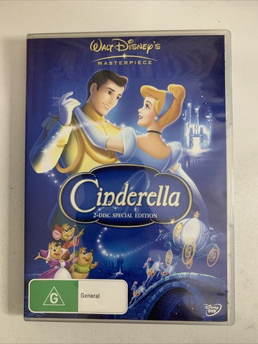 Cinderella (Special Edition, DVD, 1950, 2-Disc) Disney Animated Movie Region 4