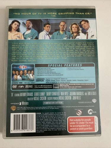 ER : Season 1 (DVD, 1994, 4-Disc) Region 4