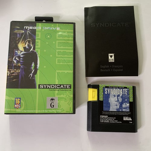 Syndicate Sega Mega Drive PAL 1993  Game Complete