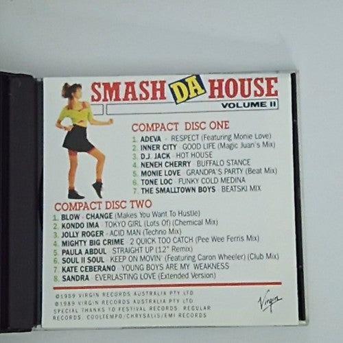 Various – Smash Da House Volume II (CD, 1989, 2-Disc) Australia VOZDCD 2031