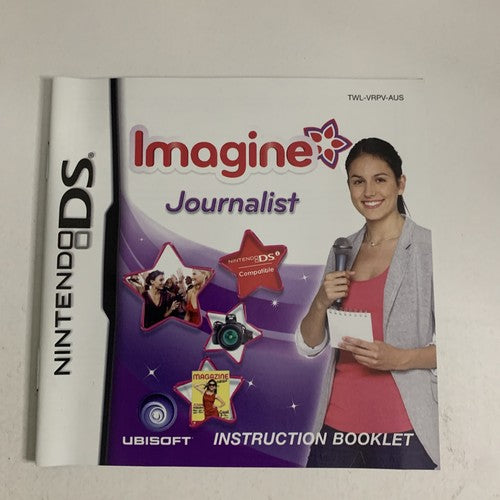 Imagine Journalist Nintendo DS 2004 Game Complete