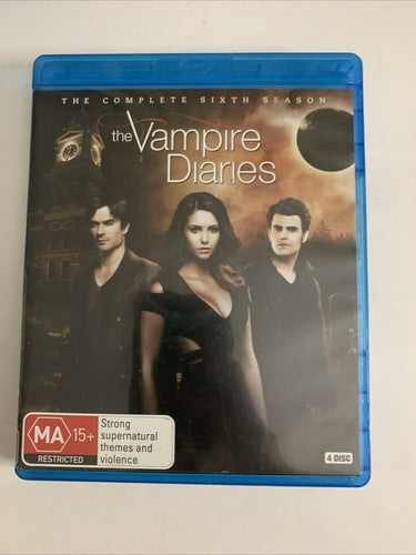 Vampire Diaries : Season 6 (Blu-ray, 2015, 4-Disc) Region B