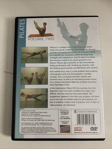 Pilates Intermediate : Volume 2 (DVD) Isabelle Kürzi  All Regions
