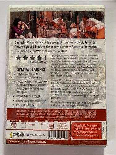 The Rolling Stones: Sympathy for the Devil (DVD, 1968) All Regions
