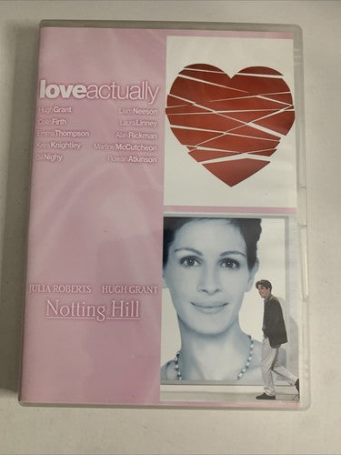Love Actually / Notting Hill (DVD, 2-Disc) Hugh Grant, Julia Roberts  Region 4