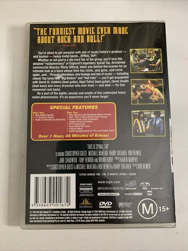 This Is Spinal Tap (Special Edition, DVD, 1985, 2-Disc) Region 4