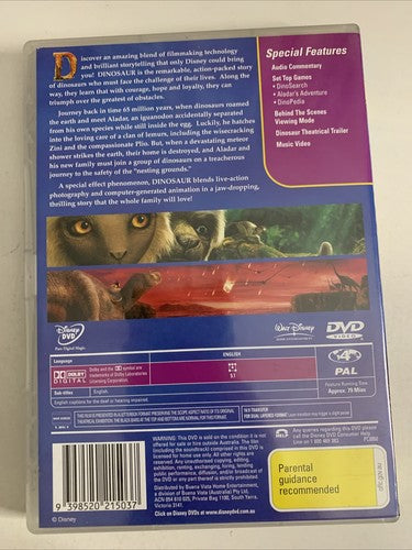 Dinosaur (DVD, 2000) Walt Disney Animated Film Region 4