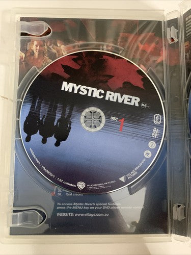 Mystic River (DVD, 2003) Kevin Bacon, Laura Linney, Laurence Fishburne Region 4