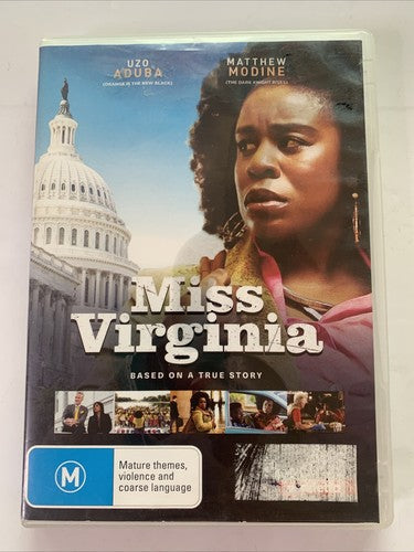 Miss Virginia (DVD, 2019) Matthew Modine, Uzo Aduba True Story Film Region 4