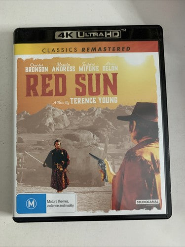 Red Sun (4K UHD Blu-ray, 1971) Alain Delon, Charles Bronson, Toshiro Mifune