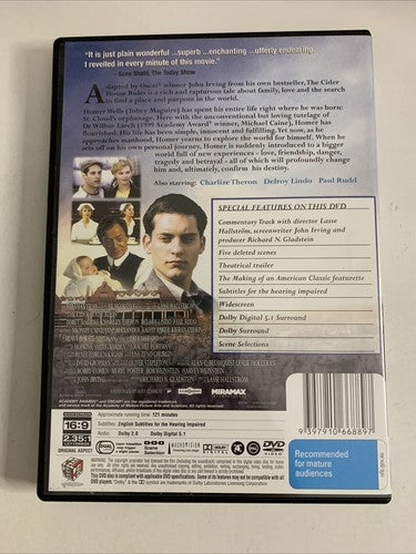 The Cider House Rules (DVD, 1999) Michael Caine, Tobey Maguire Region 4