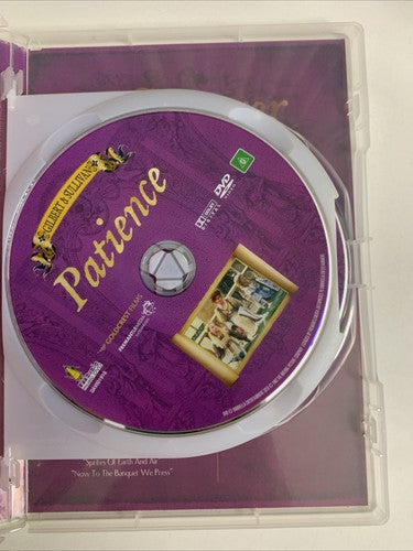 Gilbert & Sullivan: Patience & The Sorcerer (DVD, 2-Disc) Region 4